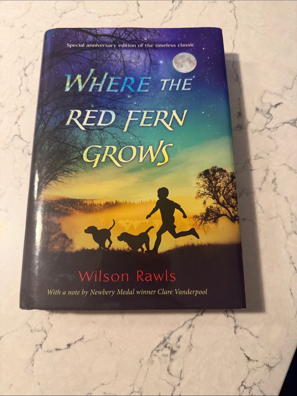 Where the Red Fern Grows – Blue and Yellow Illustrated Hardcover by